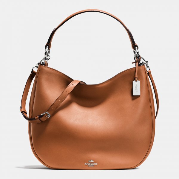 Summer Fashion Coach Nomad Hobo In Glovetanned Leather